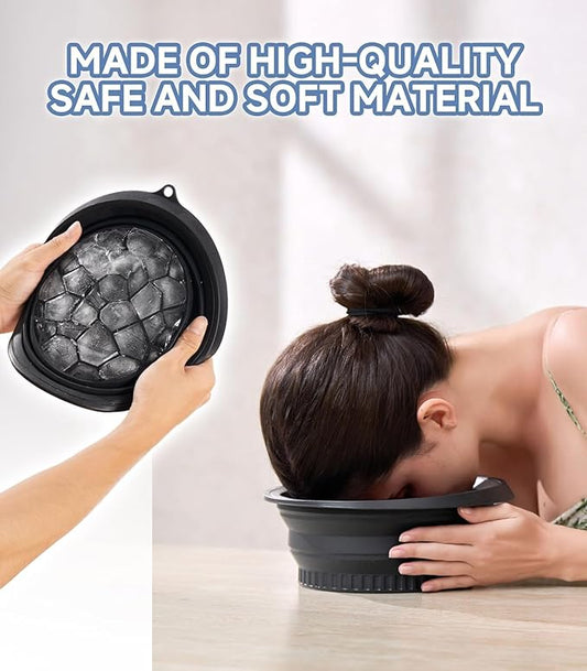 Silicone Facial Ice Bowl for Skin Tightening & Acne Relief – Portable Spa Tool for Home