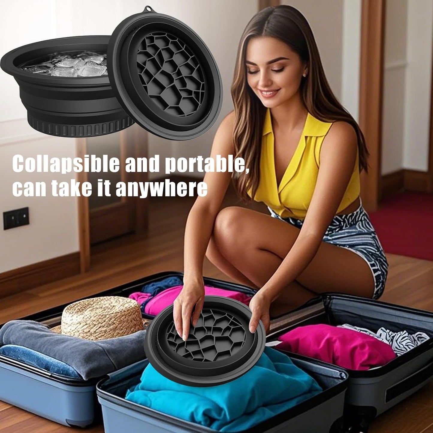 Silicone Facial Ice Bowl for Skin Tightening & Acne Relief – Portable Spa Tool for Home