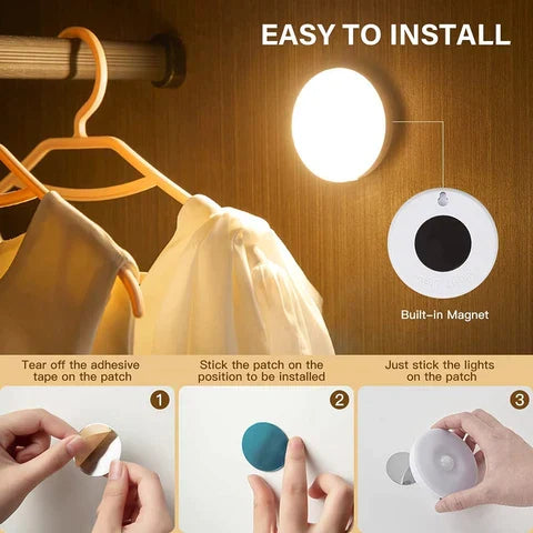 Motion Sensor Automatic Re-Chargeable Light (Buy 1 Get 1 Free)