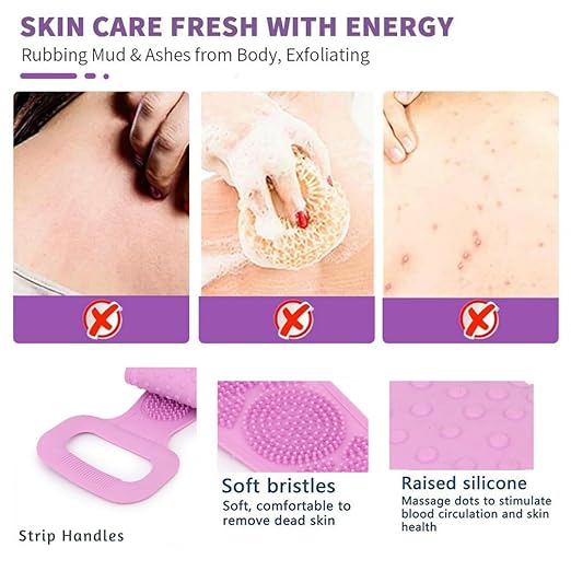 Eco-Friendly Silicone Bath Brush (Buy 1 Get 1 Free)