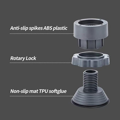 Height Adjustable Washing Machine Stand (Pack of 4)