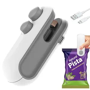 Portable 2 in 1 USB Rechargeable Magnetic Sealer