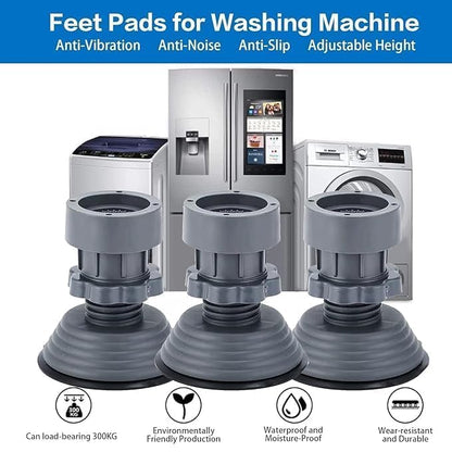 Height Adjustable Washing Machine Stand (Pack of 4)