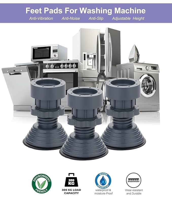 Height Adjustable Washing Machine Stand (Pack of 4)