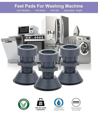 Height Adjustable Washing Machine Stand (Pack of 4)