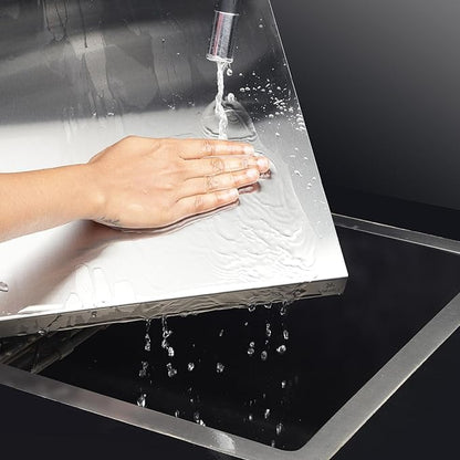 Stainless Steel Chopping Board & Kitchen Countertop - 41 x 31 Cm