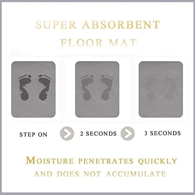 Water Absorbent Mats For Bathroom Door Mat Anti Slip