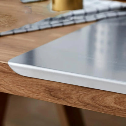 Stainless Steel Chopping Board & Kitchen Countertop - 41 x 31 Cm