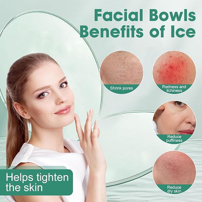 Collapsible Silicone Facial Ice Bowl