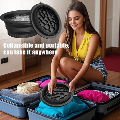 Silicone Facial Ice Bowl for Skin Tightening & Acne Relief – Portable Spa Tool for Home